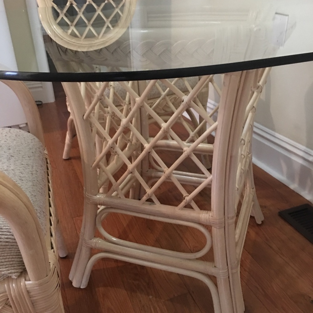 Bamboo patio set - Picture 3 of 5
